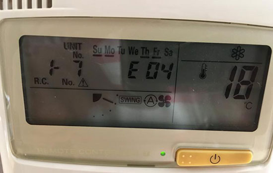 Кондиционер QuattroClima выдает ошибку